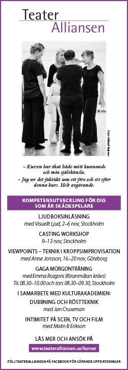TeaterAlliansen annons